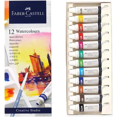 Faber Castell Watercolor 12 Ml Tubes (12 Pack)