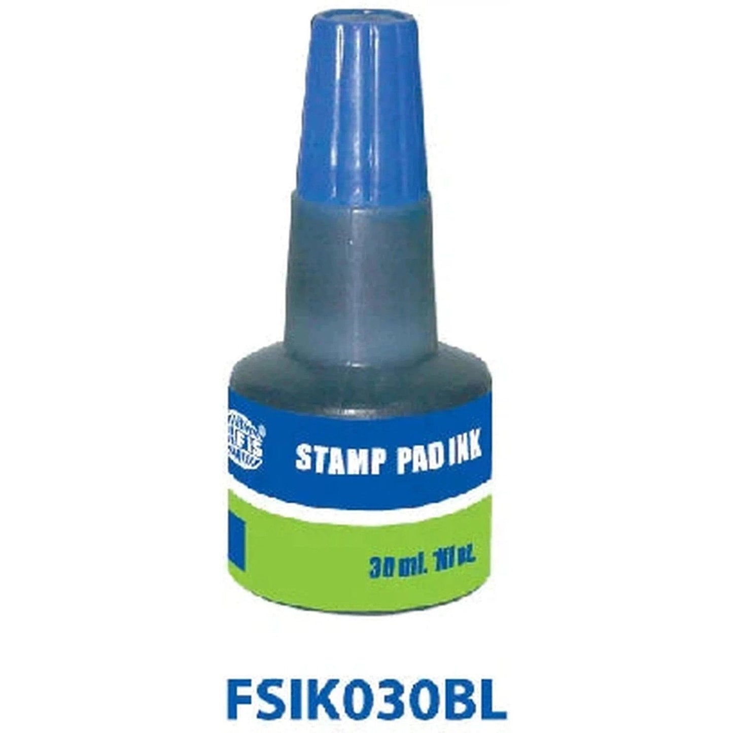 Fis (Fsik030Bl) Blue Stamp Pad Ink Without Oil - 30Ml
