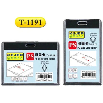 Kejea T-1191 Slide Card Holder Vertical 54x85 50 pcs