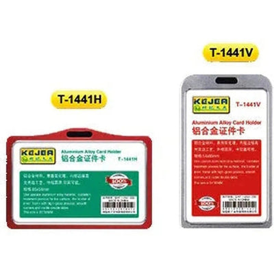 Kejea T-1441 Aluminium Alloy Card Holder Thiner - Vertical 54x85mm