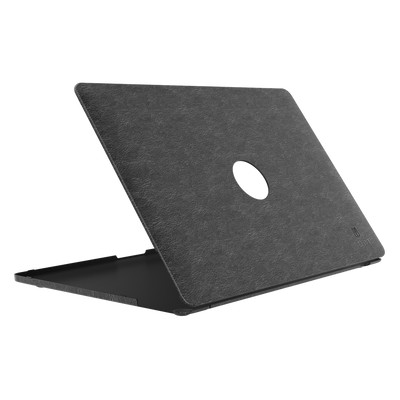 Levelo Gevena Leather Macbook Pro Cover - Apple Macbook Pro 15" / Black