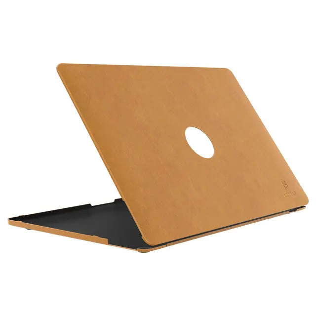 Levelo Gevena Leather Macbook Pro Cover - Apple Macbook Pro 15" / Brown