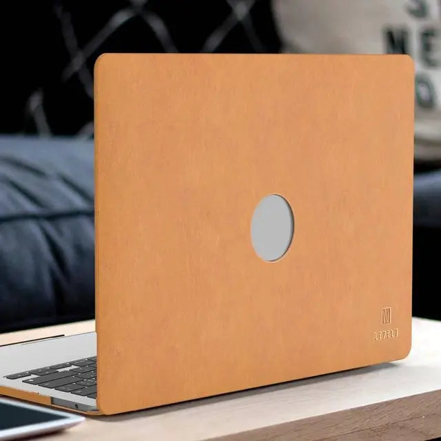 Levelo Gevena Leather Macbook Pro Cover - Apple Macbook Pro 16" / Brown
