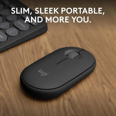 Logitech Pebble Mouse 2 M350S / Wireless / Bluetooth Mouse - Tonal Graphite