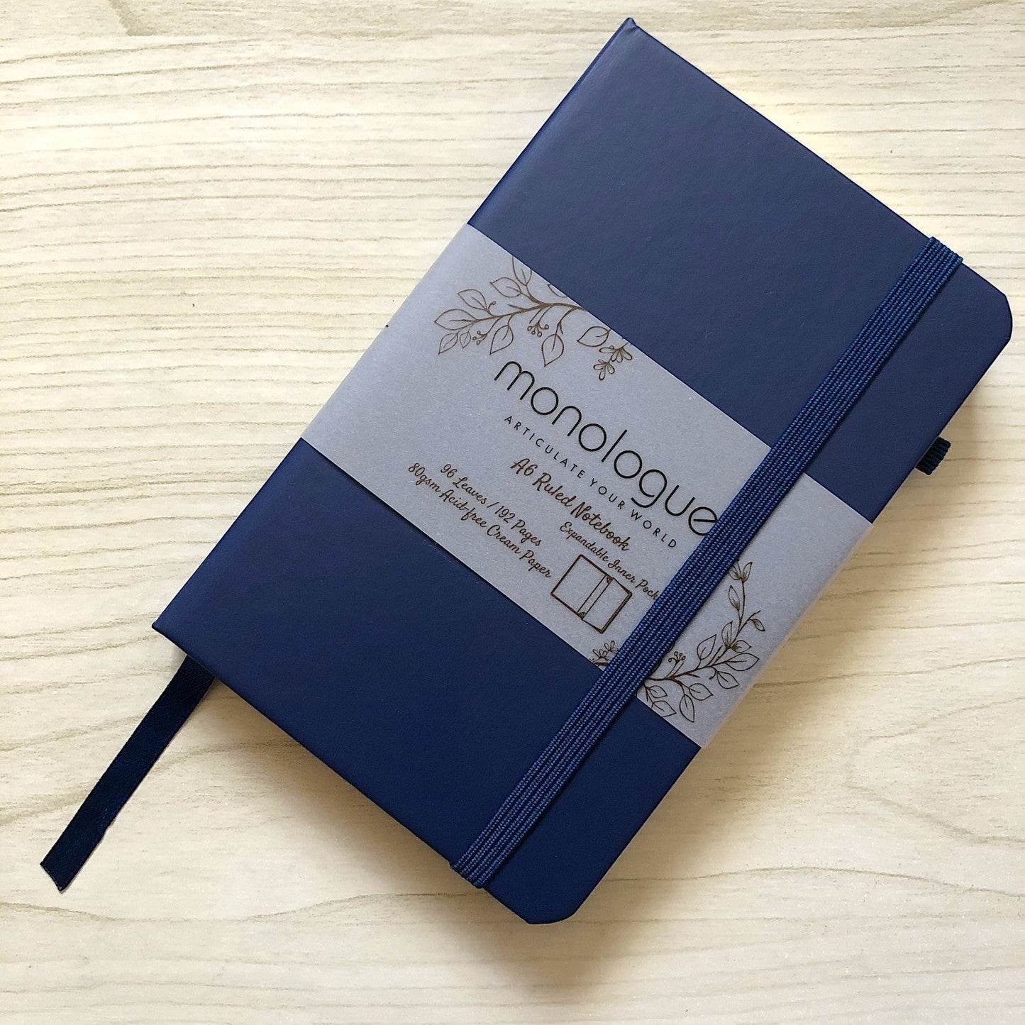 Monologue A6 Ruled Hardcover Notebook
