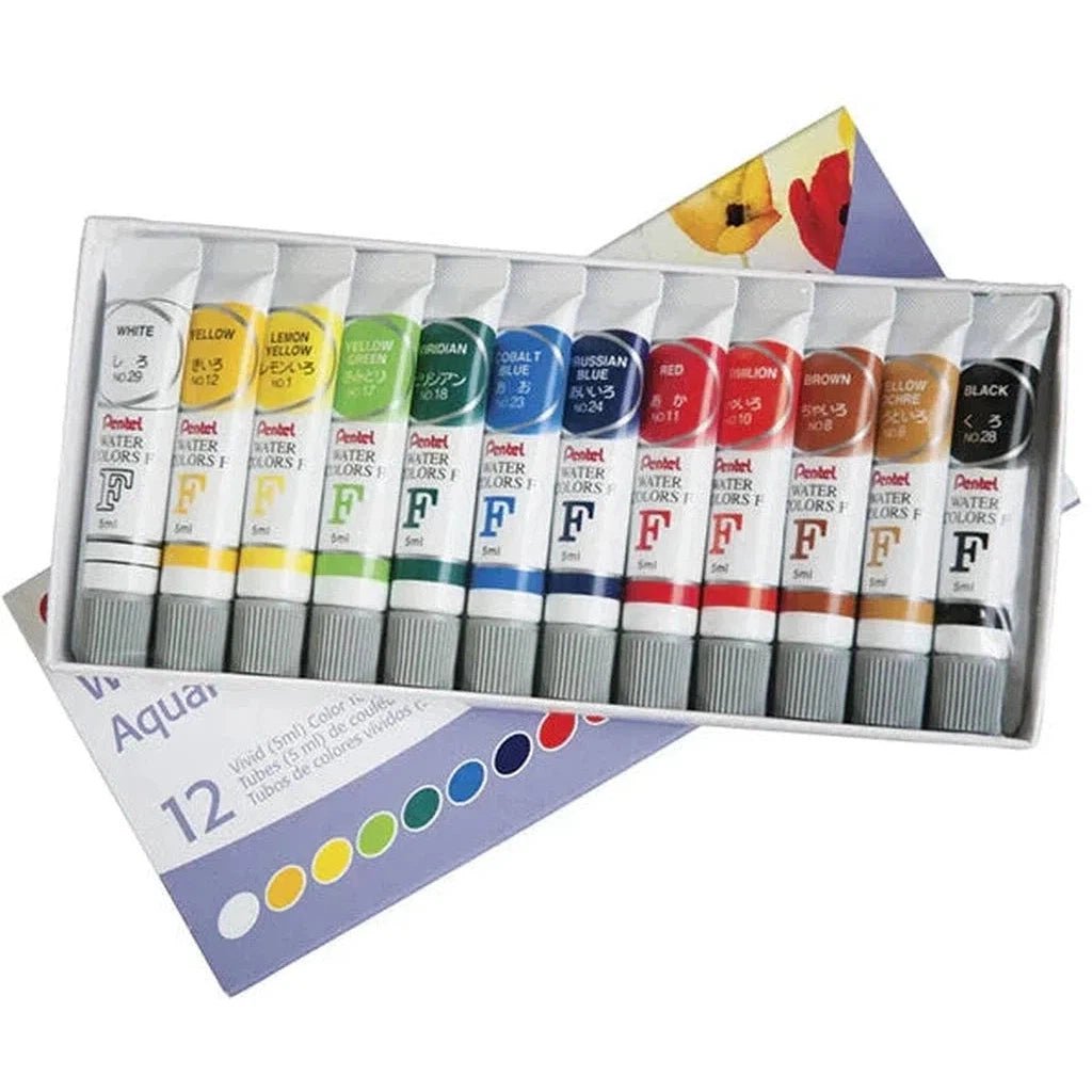 Pentel Htp Assorted Water Color Set Of 12