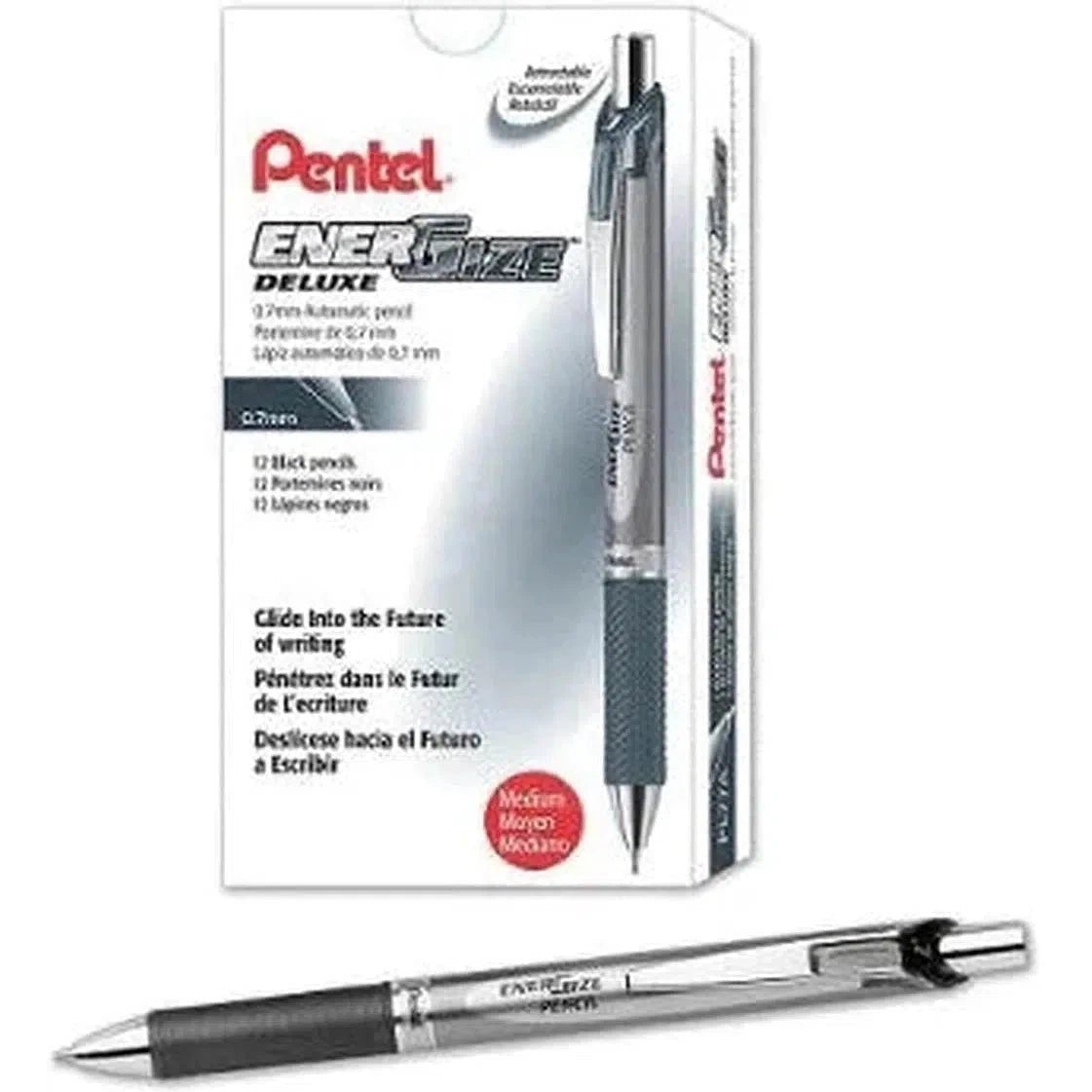 Pentel Pl77P Energize Mechanical Pencil - 0.7Mm (Pack Of 12)