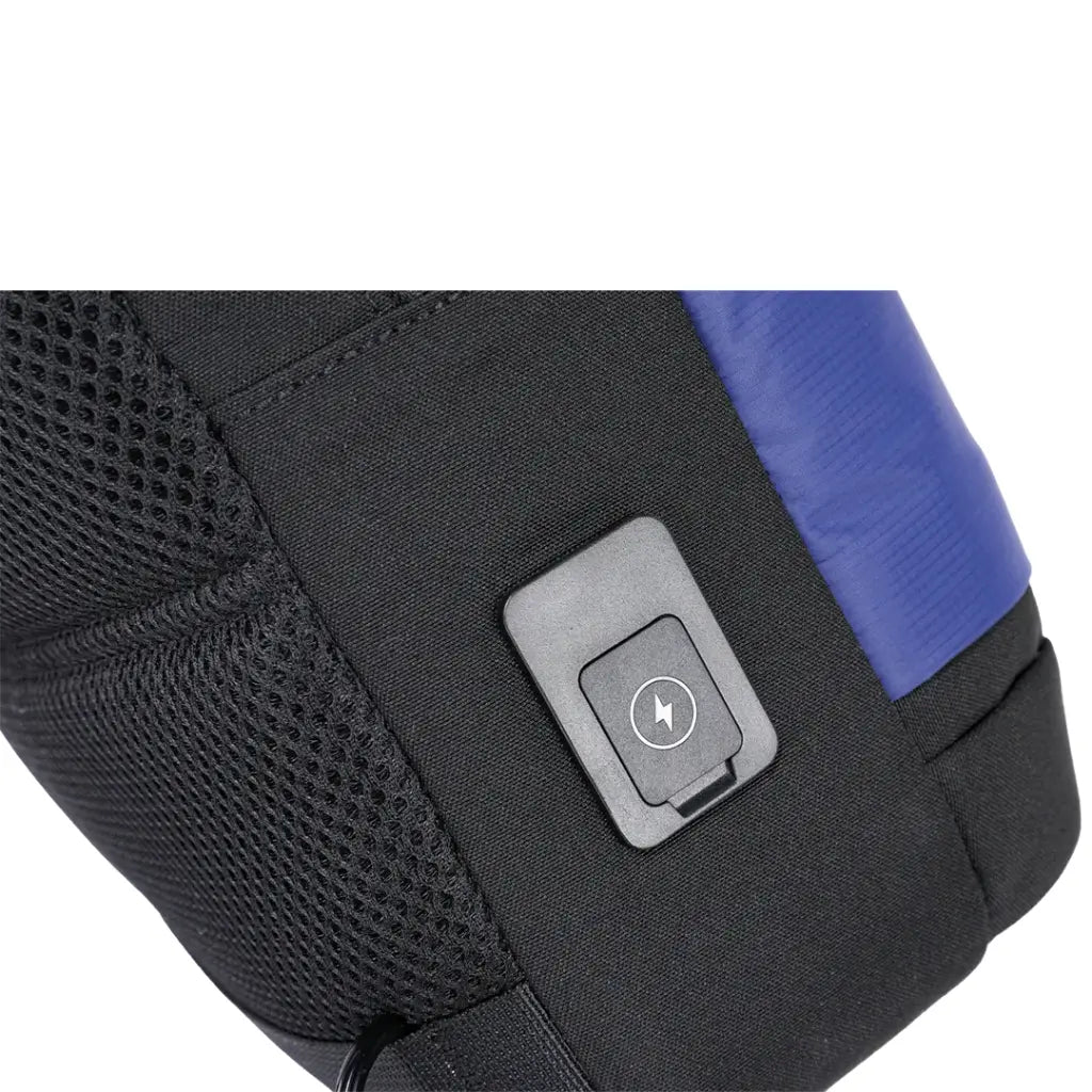 Porodo Lifestyle Cross Body Sling Bag - Black/Blue