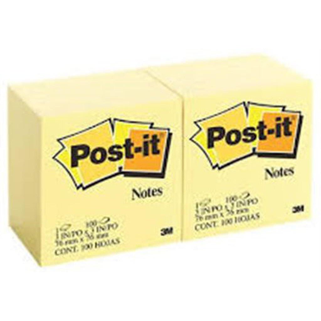 Post-It Sticky Note 3X3 12Pads/Pkt