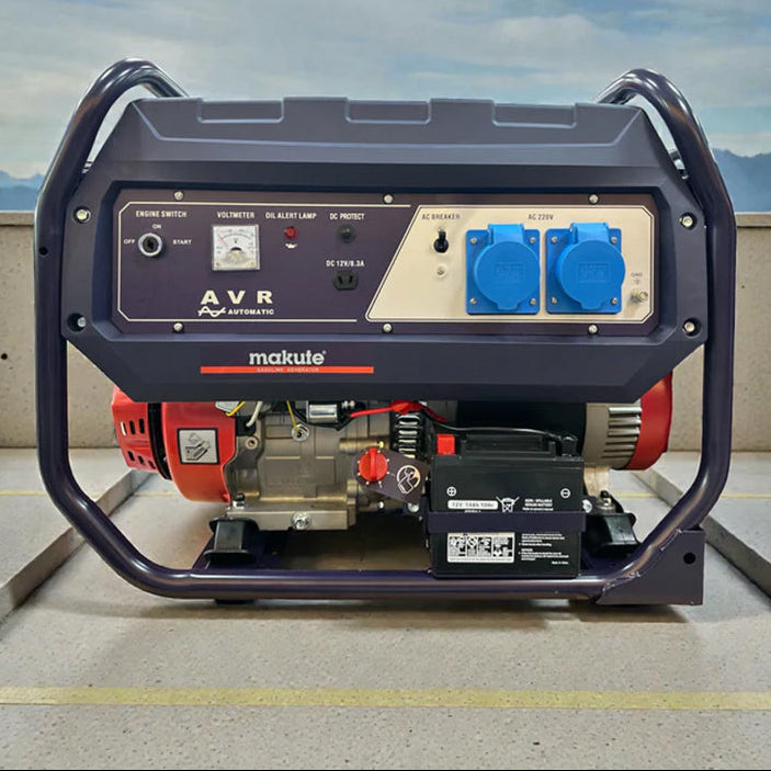 Makute QGG13001-3 9kW Petrol Generator – Electric Key Start Heavy Duty Portable Power Generator