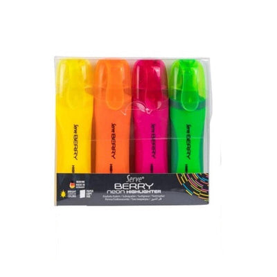 SERVE BERRY HIGHLIGHTER 4 PCS