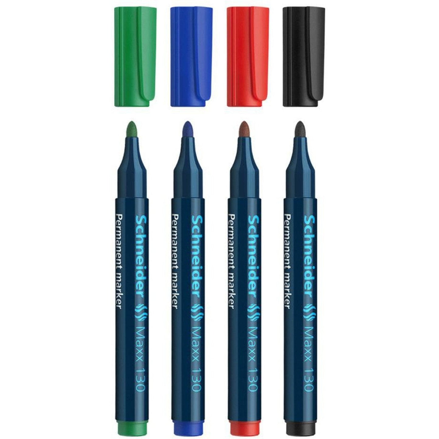Schneider Maxx 130 Permanent Marker - Bullet Tip - Black