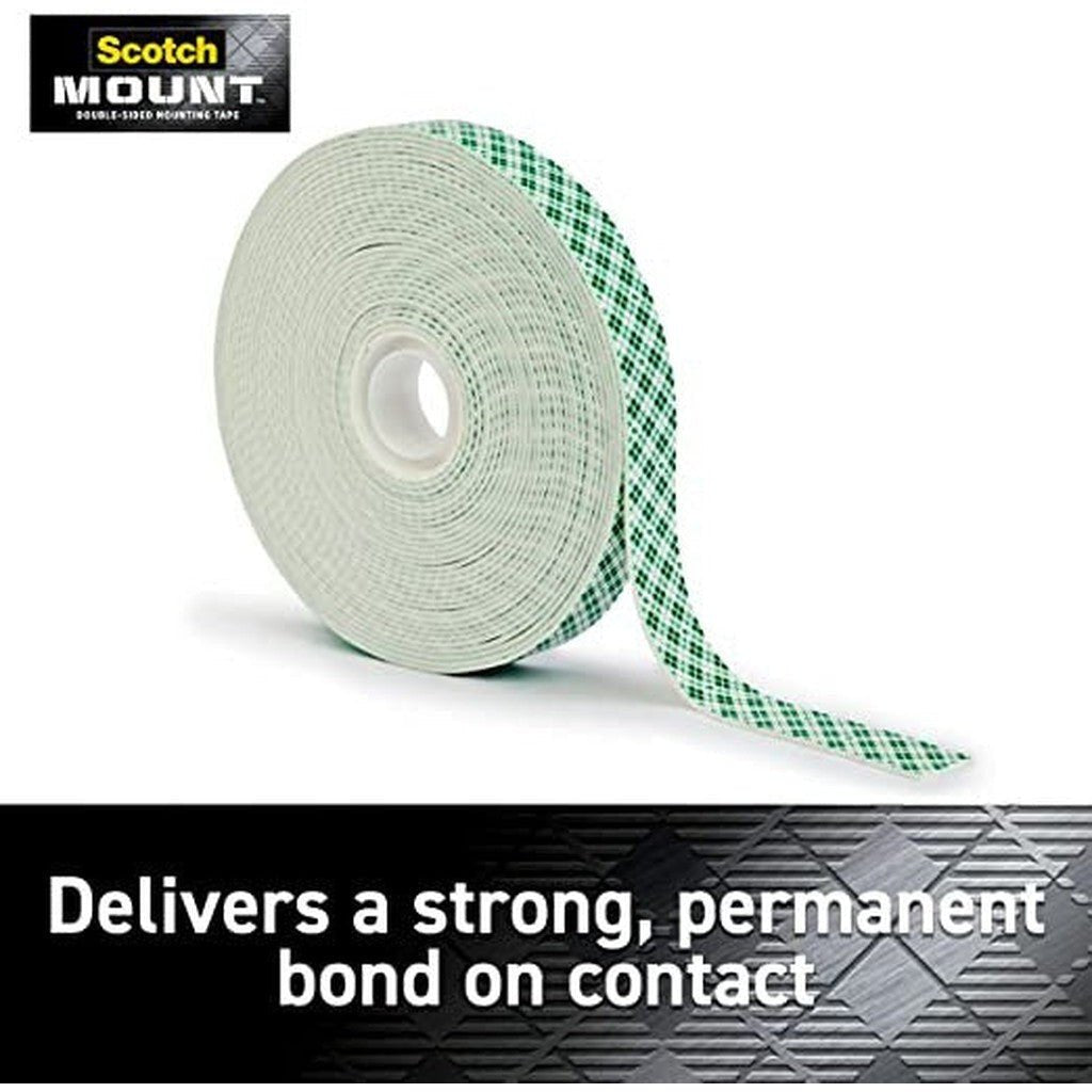 Scotch 110-Long/Dc Double Coated Indoor Mounting Tape