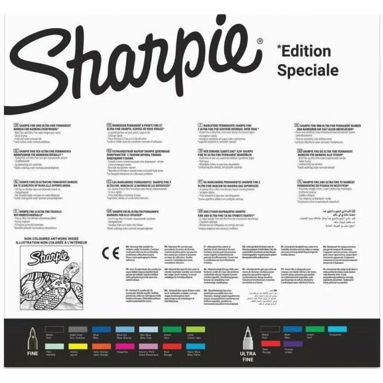 Sharpie special edition box of 20 permanent markers