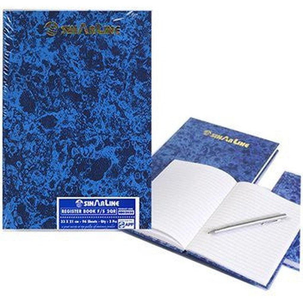 Sinarline Register Foolscap 2Qr Hb02030