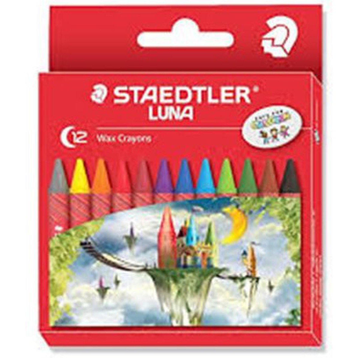 Staedtler Luna Wax Crayon 12 Colors