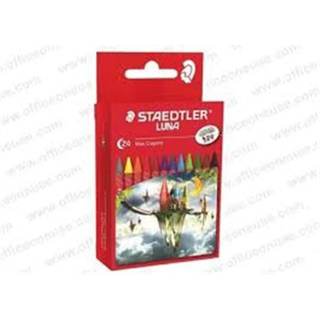 Staedtler Luna Wax Crayon 24 Color 2200-Lc24