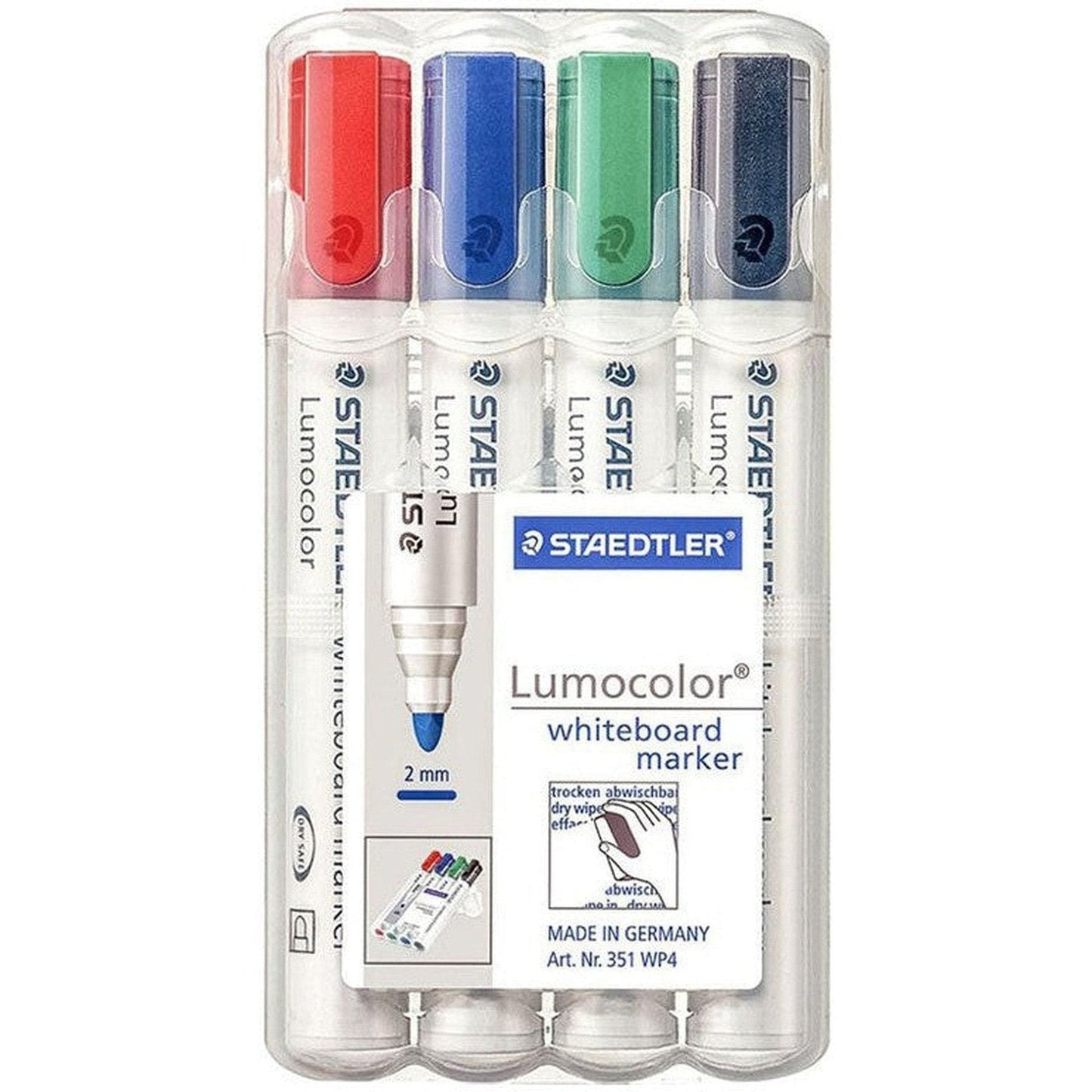 Staedtler Whiteboard Marker Bullet Tip 351 Wp4