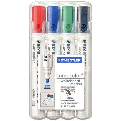 Staedtler Whiteboard Marker Bullet Tip 351 Wp4