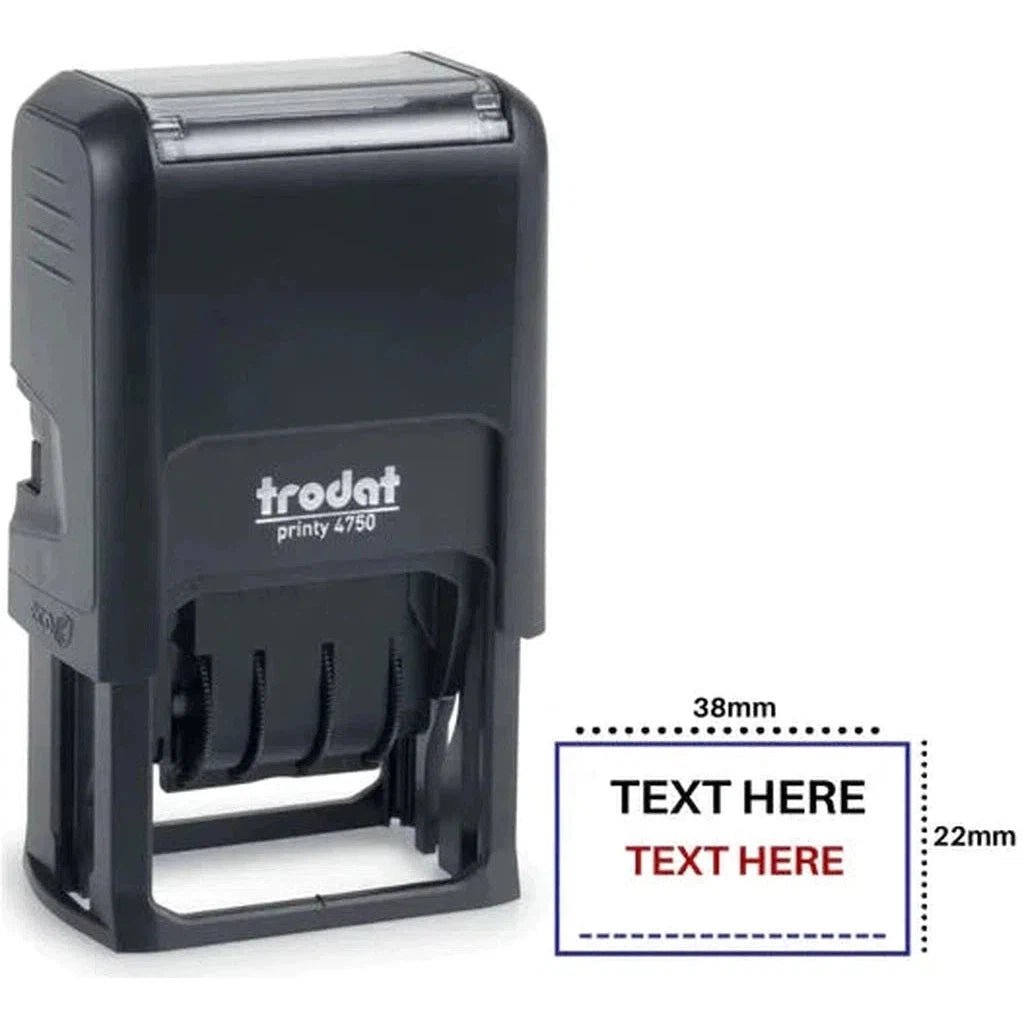 Trodat 4750 Customized Stamp (38 X 22Mm)