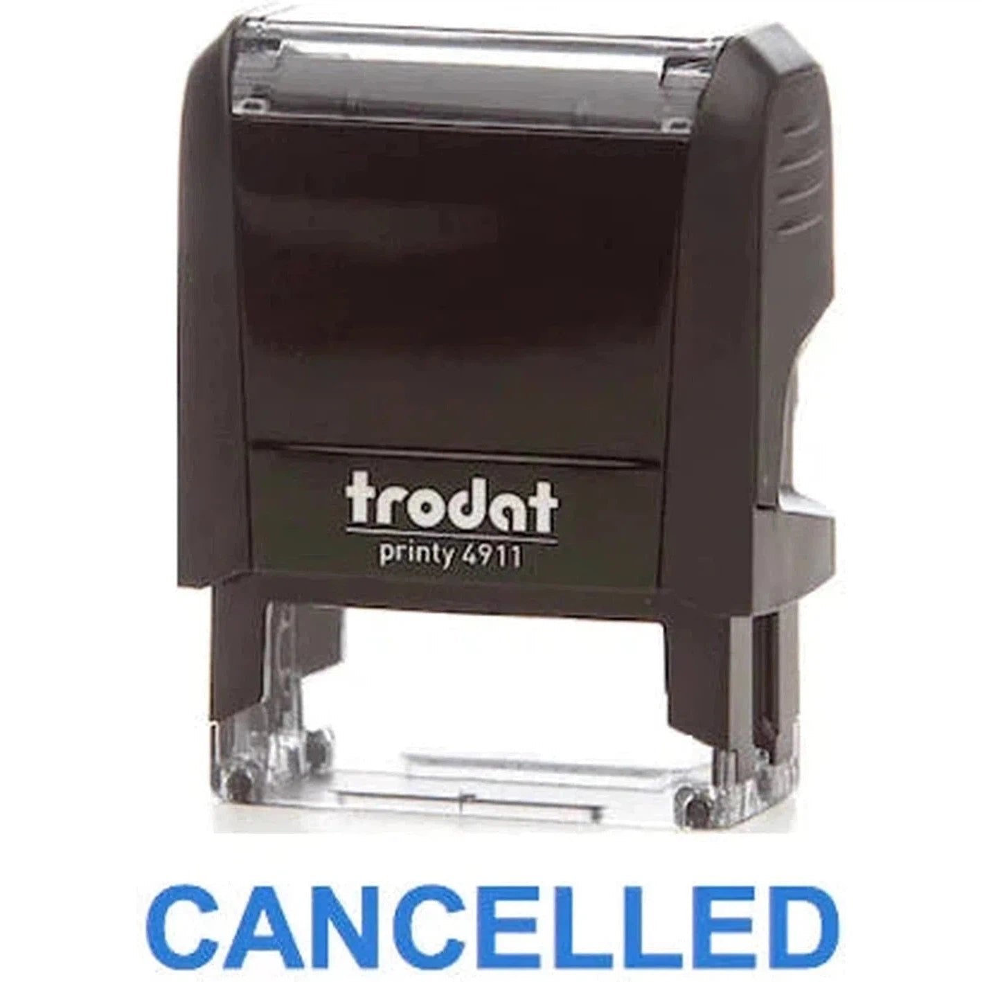 Trodat Printy 4911 Stamp "Cancelled" - Blue
