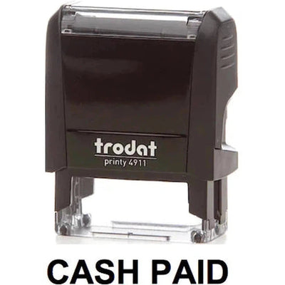 Trodat Printy 4911 Stamp "Cash Paid" - Black