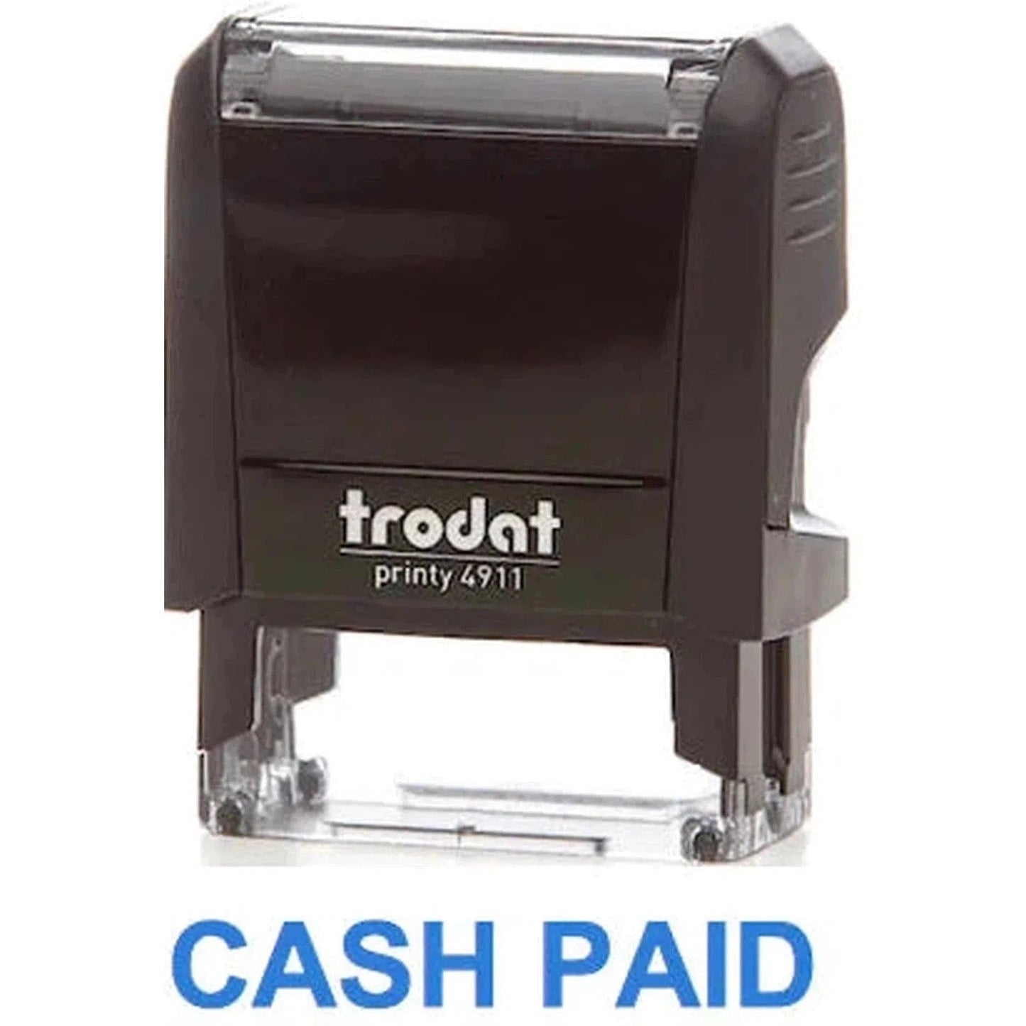 Trodat Printy 4911 Stamp "Cash Paid" - Blue