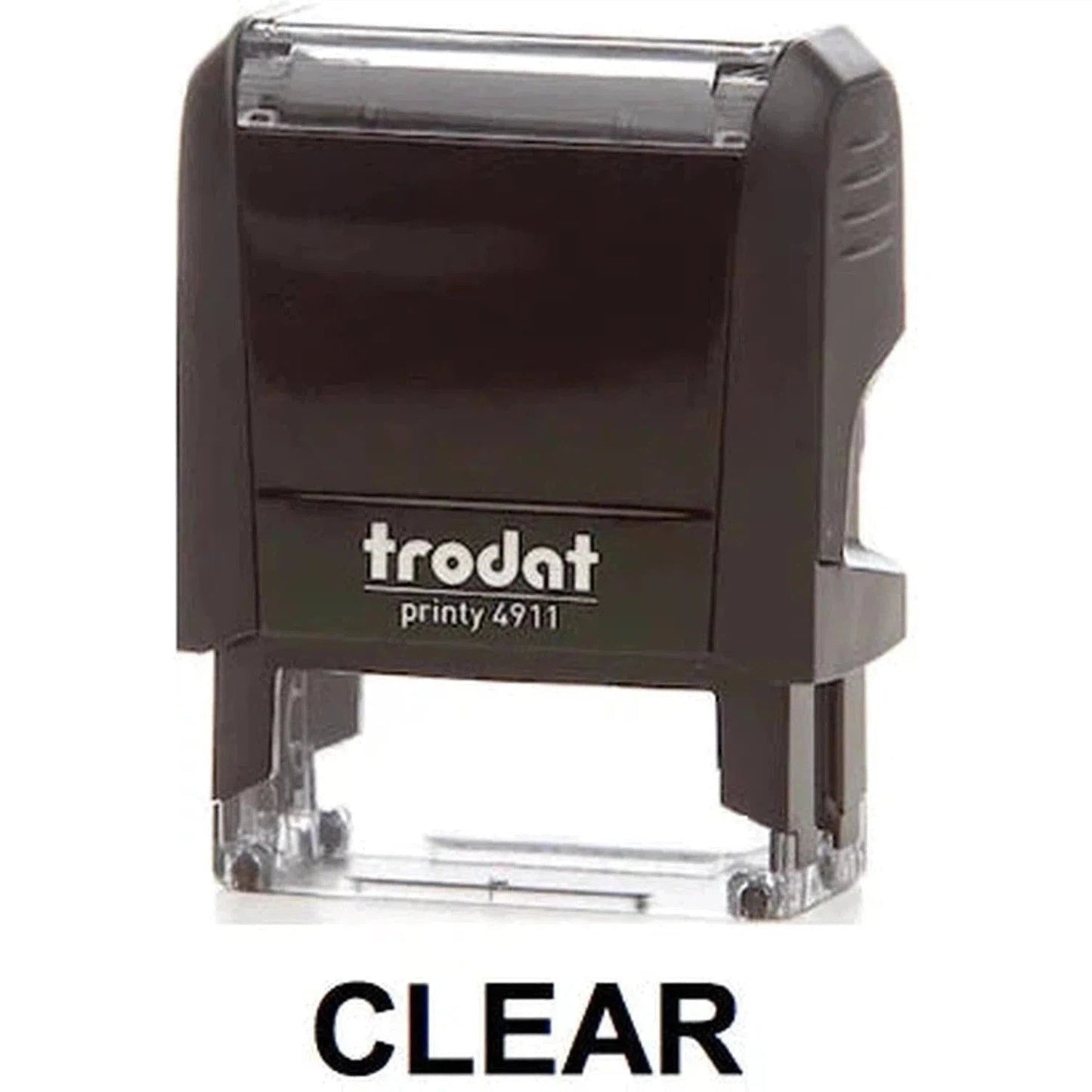 Trodat Printy 4911 Stamp "Clear" - Black