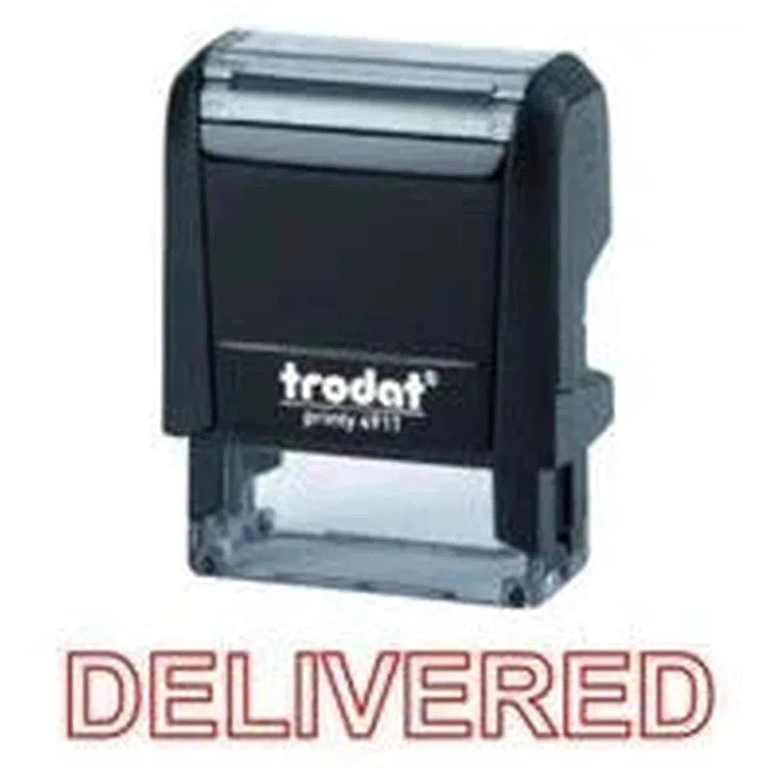 Trodat Printy 4911 Stamp "Delivered" - Red