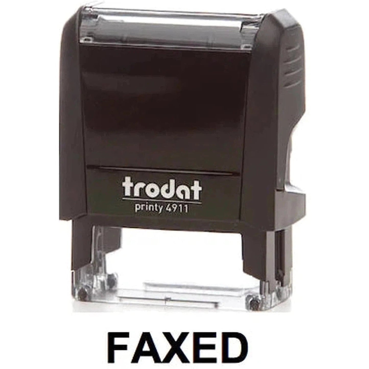 Trodat Printy 4911 Stamp "Faxed" - Black