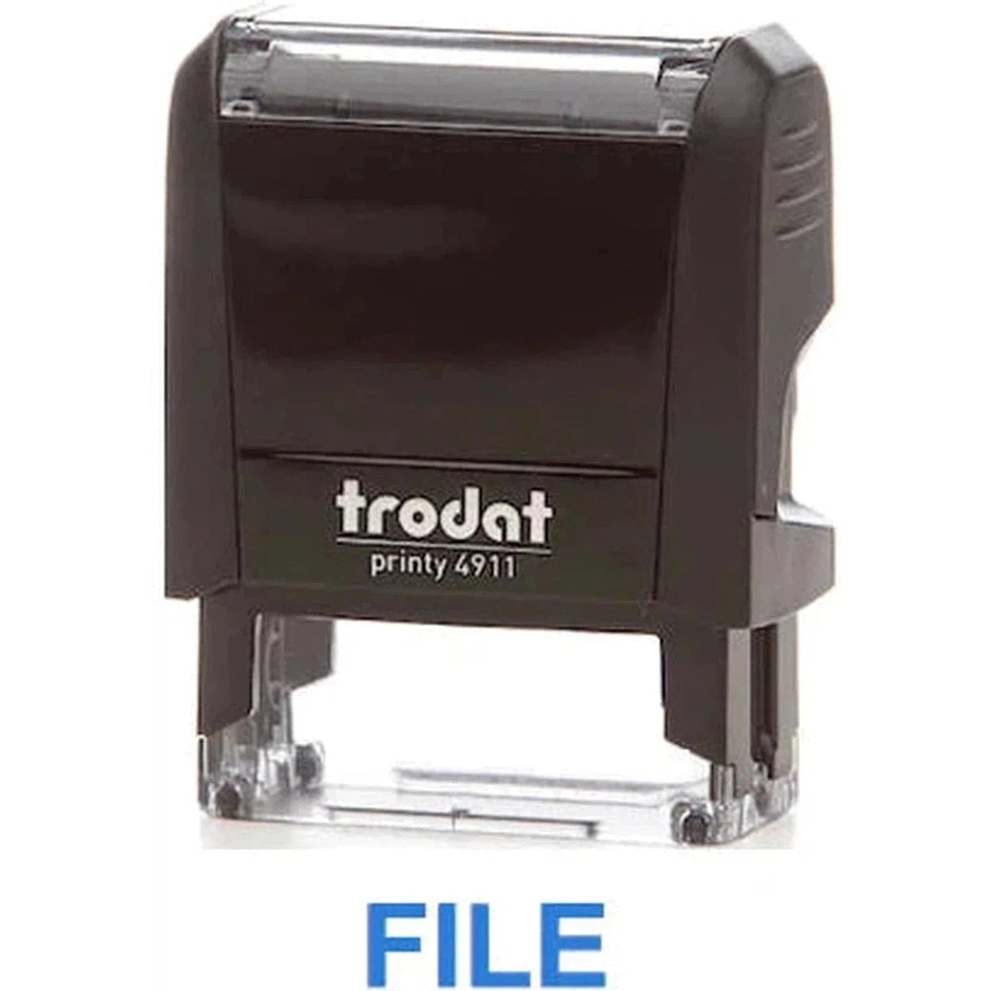 Trodat Printy 4911 Stamp "File" - Blue