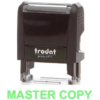 Trodat Printy 4911 Stamp "Master Copy" - Green