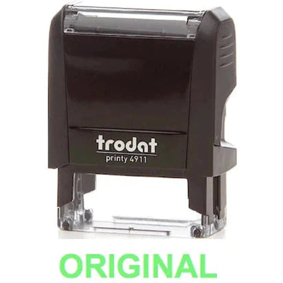 Trodat Printy 4911 Stamp "Original" - Green