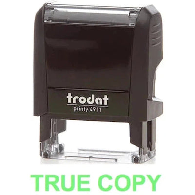 Trodat Printy 4911 Stamp "True Copy" - Green