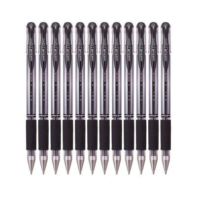 Uni-Ball Signo DX Fine Black Pen 0.7 mm (UM-151.( 07). Z.Black) Pack of 12