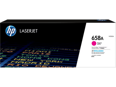 HP 658A Magenta Original LaserJet Toner Cartridge - 6000 Pages / Magenta Color / Toner Cartridge