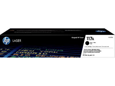 HP 117A Black Original Laser Toner Cartridge - 1000 Pages / Black Color / Toner Cartridge