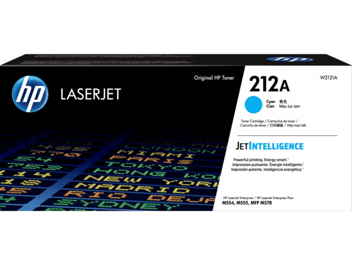 HP 212A Cyan Original LaserJet Toner Cartridge - 4500 Pages / Cyan Color / Toner Cartridge