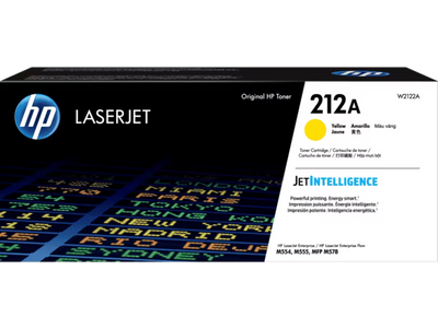 HP 212A Yellow Original LaserJet Toner Cartridge - 4500 Pages / Yellow Color / Toner Cartridge