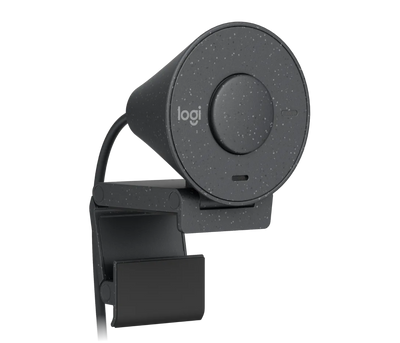 كاميرا ويب Logitech Brio 300 عالية الدقة بالكامل - 2 ميجابكسل / USB-C / سلكية / جرافيت