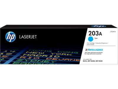 HP 203A Cyan Color - 1,300 pages / Cyan Color / Toner Cartridge