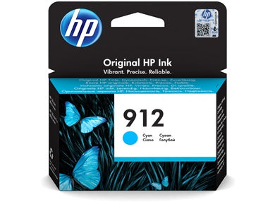 HP 912 Cyan Original Ink Cartridge - 315 Pages / Cyan Color / Ink Cartridge