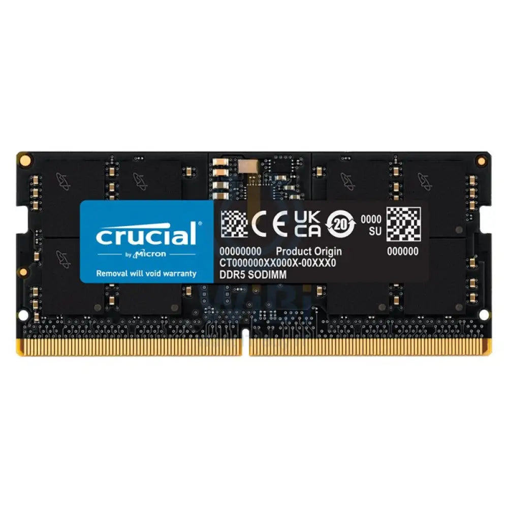 ذاكرة الكمبيوتر المحمول الأساسية - 32 جيجابايت / DDR5 / 262 دبوسًا / 4800 ميجاهرتز / وحدة ذاكرة الكمبيوتر المحمول