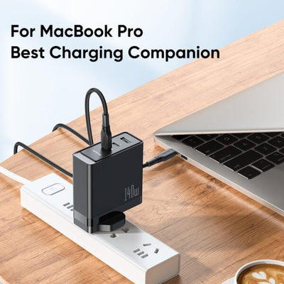 Mcdodo CH2901 140W GaN 5 Pro Dual Type - C + USB Fast Charger - Saif Al Najmi KwChargersMcdodoSaif Al Najmi KwCH2901131460Mcdodo CH2901 140W GaN 5 Pro Dual Type - C + USB Fast Charger - Saif Al Najmi Kw