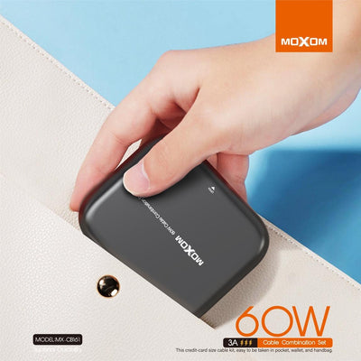 Moxom MX - CB161 Superior Durability Cable Multiple 3A 60W PD Type C Micro Iphone USB Combination Set Adapter CB161 - Saif Al Najmi KwData CablesMOXOMSaif Al Najmi KwMoxom MX - CB161 Superior Durability Cable Multiple 3A 60W PD Type C Micro Iphone USB Combination Set Adapter CB161 - Saif Al Najmi Kw