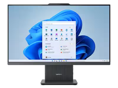 Lenovo IdeaCentre 27 Gen 9 AIO PC - i7 / 8GB / 512GB (NVMe M.2 SSD) / 27" FHD Non-Touch / DOS (Without OS) / Arabic/English / 1YW / Luna Grey - Desktop