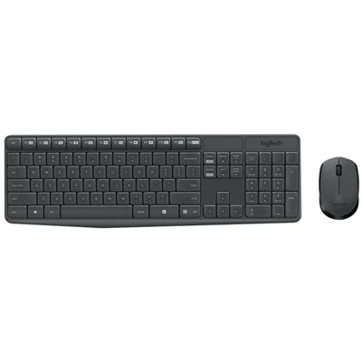 Logitech MK235 - 2.40GHz / Up to 10m / Optical / Wi-Fi / Arb/Eng - Keyboard & Mouse Combo