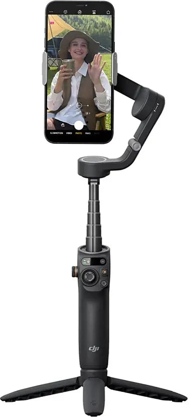 مثبت جيمبال للهواتف الذكية DJI OSMO Mobile 6 - 4x / 1080P / بلوتوث - أسود