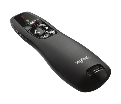 Logitech R400 Presenter Remote - Wireless / Black