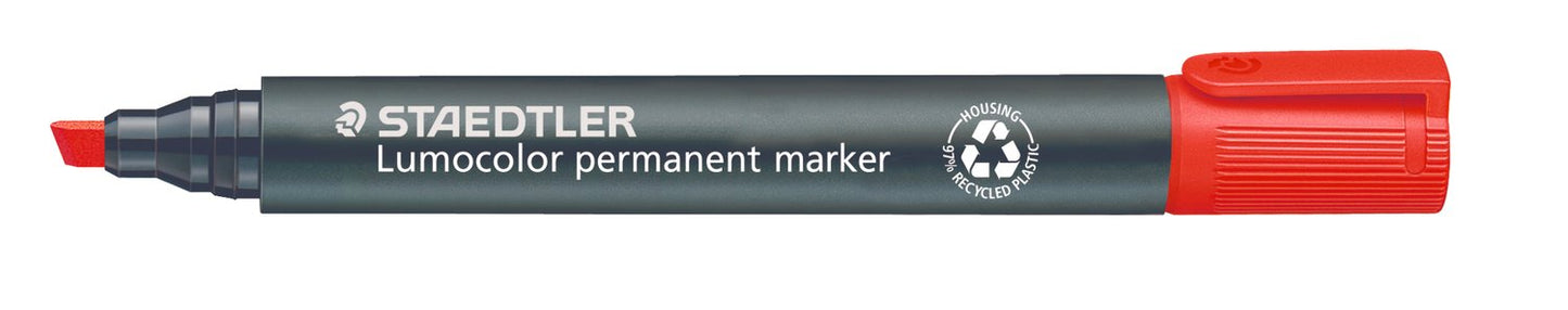 Staedtler Permanent Marker Chisel Tip 350-9 (10Pcs)